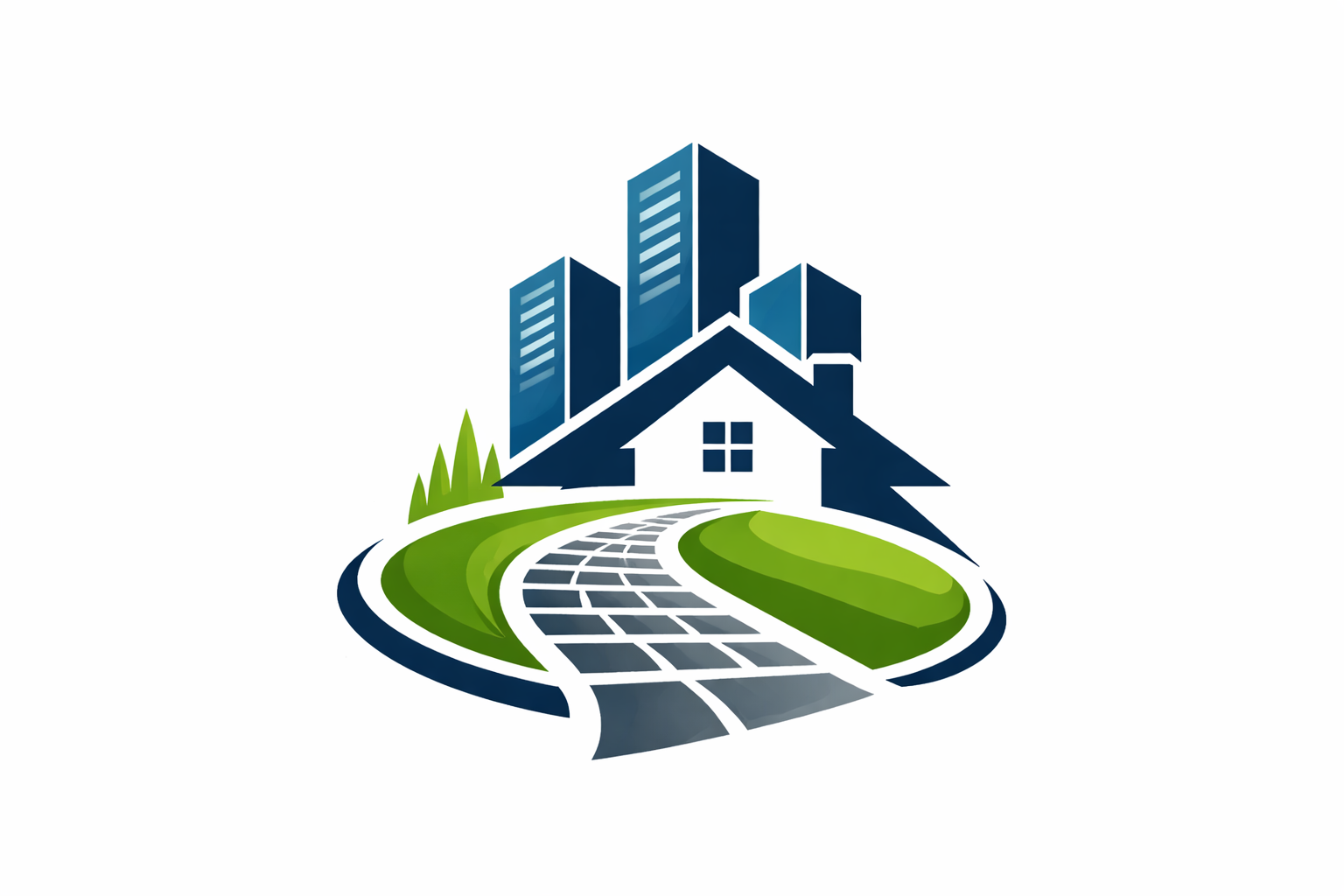 brookstone construction logo design
